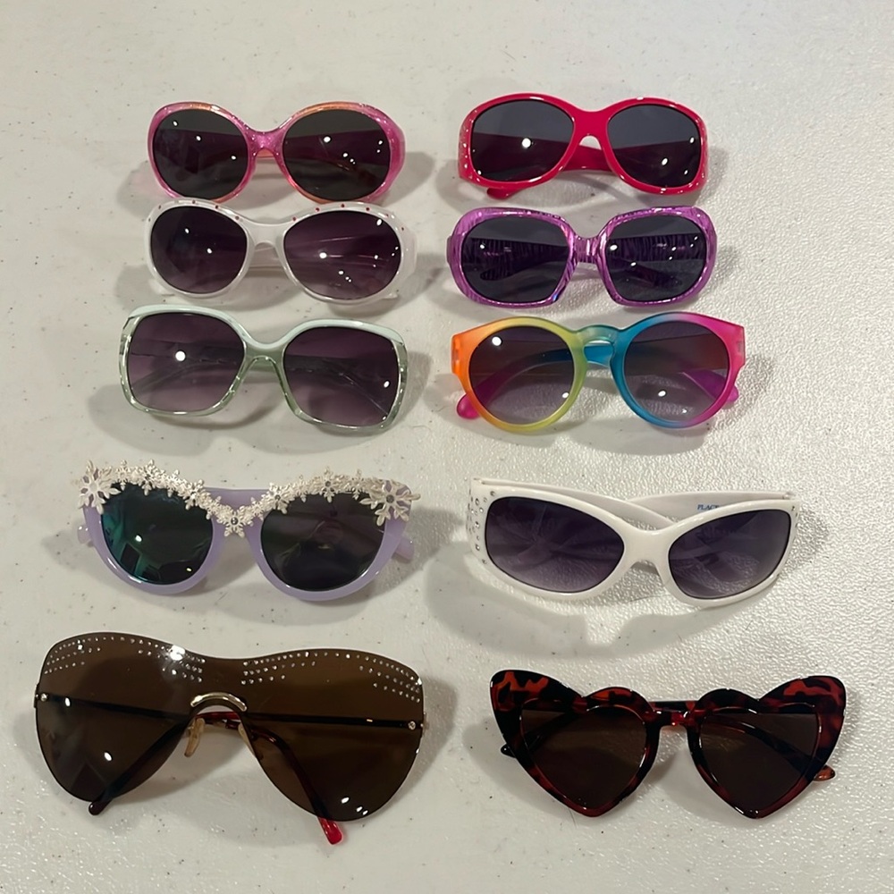 10 Pairs Girls Sunglasses